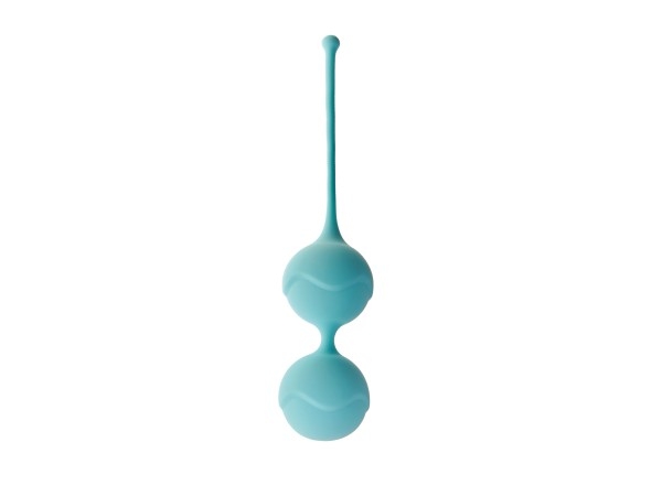 Вагинальные шарики со смещенным центром тяжести "Lyra Alpha" аквамарин 