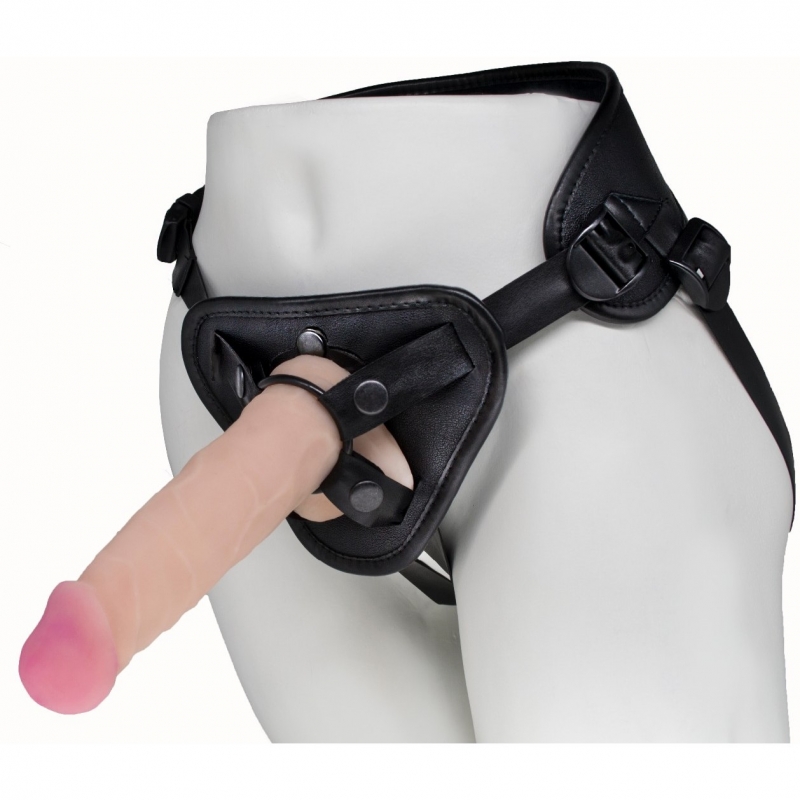 Страпон "Best Uni Strap 6" универсальные трусики и 2 насадки 