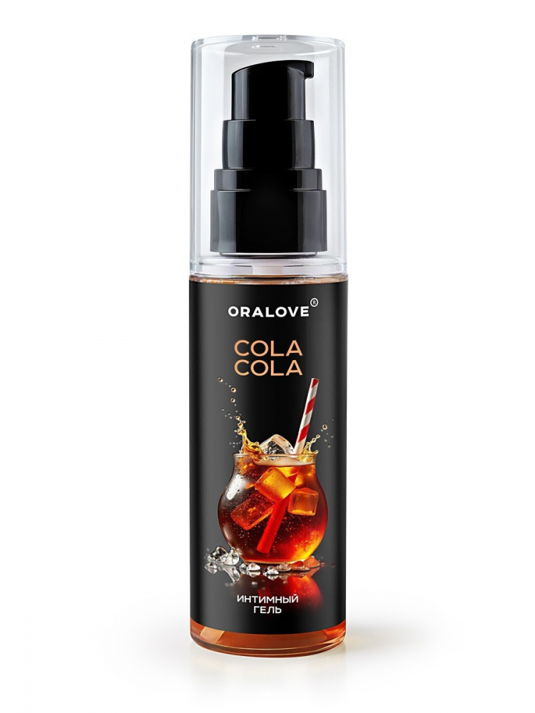 Гель "Oralove Cola Cola" с ароматом и вкусом колы, 60ml 